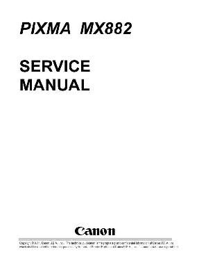 Service manual Canon Pixma MX882 ― Manual-Shop.ru