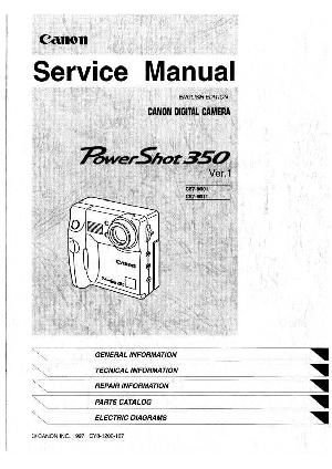Service manual Canon PowerShot 350 ― Manual-Shop.ru