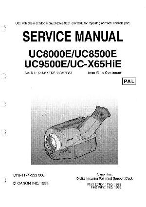 Service manual Canon UC-8000E, UC-8500E, UC-9500E ― Manual-Shop.ru