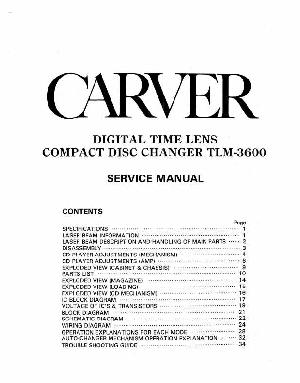 Service manual Carver TLM-3600 ― Manual-Shop.ru