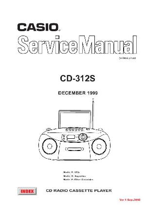 Service manual Casio CD-312S (1999) ― Manual-Shop.ru