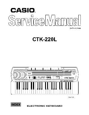 Service manual Casio CTK-220L ― Manual-Shop.ru