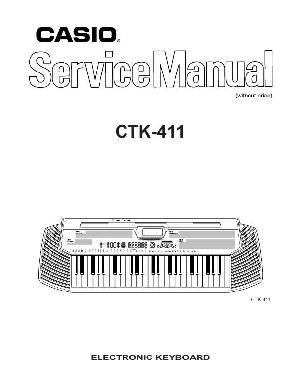 Service manual Casio CTK-411 ― Manual-Shop.ru