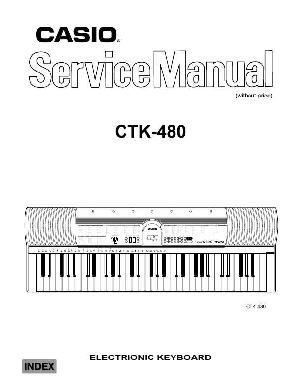 Service manual Casio CTK-480 ― Manual-Shop.ru