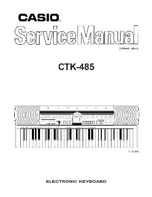 Service manual Casio CTK-485 ― Manual-Shop.ru