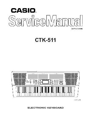 Service manual Casio CTK-511 ― Manual-Shop.ru
