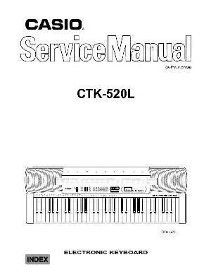 Service manual Casio CTK-520L ― Manual-Shop.ru