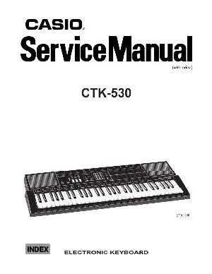Service manual Casio CTK-530 ― Manual-Shop.ru