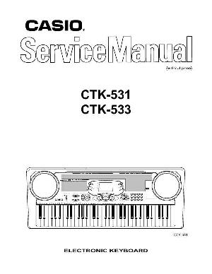 Service manual Casio CTK-531, CTK-533 ― Manual-Shop.ru