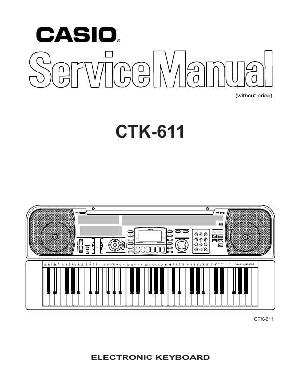 Service manual Casio CTK-611 ― Manual-Shop.ru
