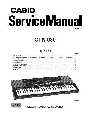 Service manual Casio CTK-630 ― Manual-Shop.ru