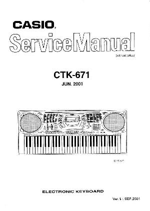 Service manual Casio CTK-671 ― Manual-Shop.ru