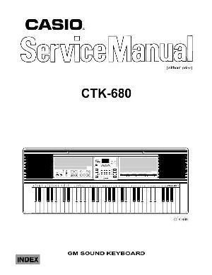 Service manual Casio CTK-680 ― Manual-Shop.ru