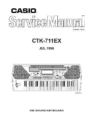 Service manual Casio CTK-711EX ― Manual-Shop.ru