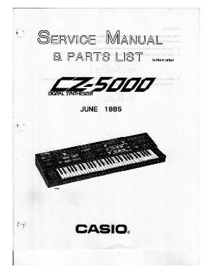 Service manual Casio CZ-5000  ― Manual-Shop.ru