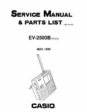 Service manual Casio EV-2500B ― Manual-Shop.ru