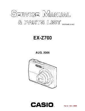 Service manual Casio EX-Z700 ― Manual-Shop.ru
