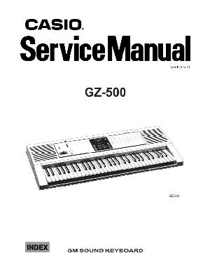 Service manual Casio GZ-500  ― Manual-Shop.ru