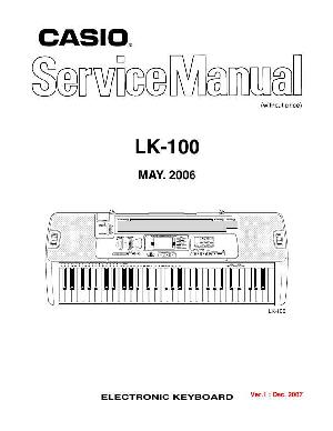Service manual Casio LK-100 ― Manual-Shop.ru