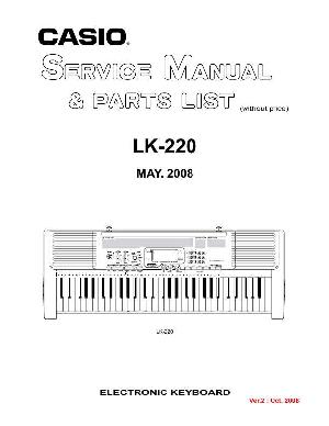 Service manual Casio LK-220 ― Manual-Shop.ru