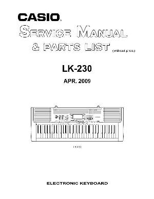 Service manual Casio LK-230 ― Manual-Shop.ru