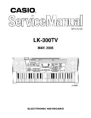 Service manual Casio LK-300TV ― Manual-Shop.ru