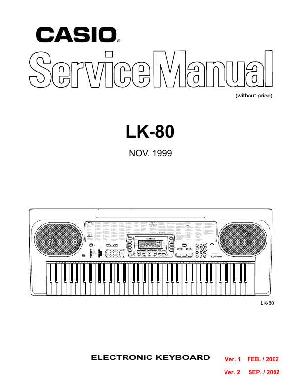 Service manual Casio LK-80 ― Manual-Shop.ru