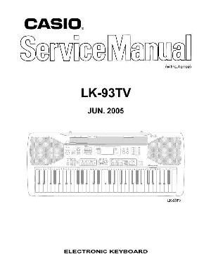 Service manual Casio LK-93TV ― Manual-Shop.ru