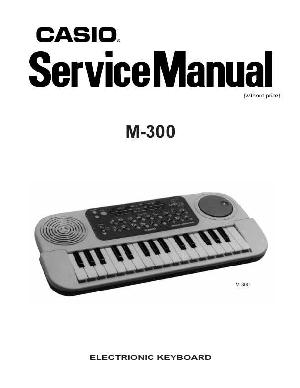Service manual Casio M-300 ― Manual-Shop.ru