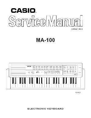 Service manual Casio MA-100 ― Manual-Shop.ru