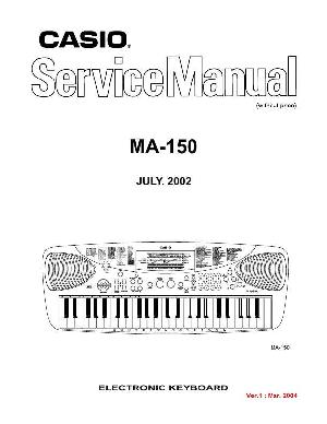 Service manual Casio MA-150 ― Manual-Shop.ru