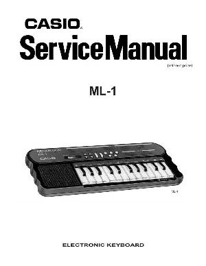 Сервисная инструкция Casio ML-1 ― Manual-Shop.ru