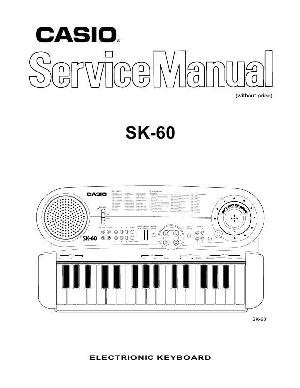 Service manual Casio SK-60 ― Manual-Shop.ru