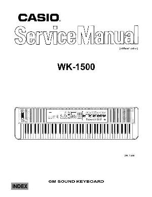 Service manual Casio WK-1500 ― Manual-Shop.ru