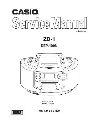 Service manual Casio ZD-1 ― Manual-Shop.ru