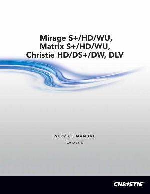 Сервисная инструкция Christie HD-DS-DW-DLV ― Manual-Shop.ru