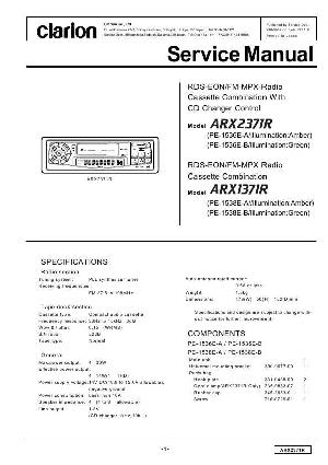 Service manual Clarion ARX1371R, ARX2371R ― Manual-Shop.ru