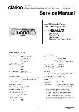 Service manual Clarion ARX6370 ― Manual-Shop.ru