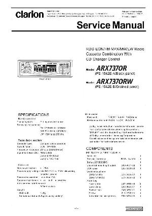Service manual Clarion ARX7370R, RW ― Manual-Shop.ru