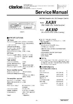 Service manual Clarion AX310 ― Manual-Shop.ru