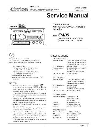 Service manual Clarion CMD5 ― Manual-Shop.ru
