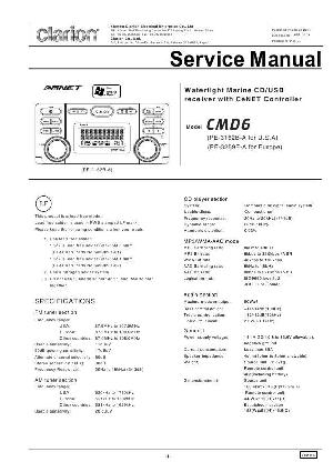 Service manual Clarion CMD6 ― Manual-Shop.ru