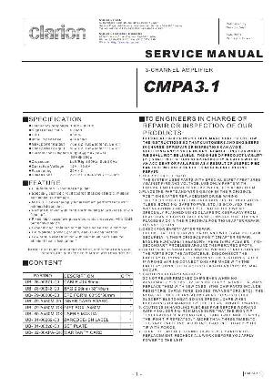 Service manual Clarion CMPA3.1 ― Manual-Shop.ru