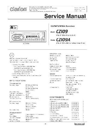 Service manual Clarion CZ109 ― Manual-Shop.ru