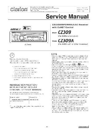 Service manual Clarion CZ309A ― Manual-Shop.ru
