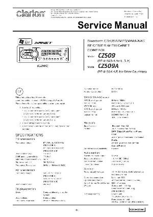 Service manual Clarion CZ509A ― Manual-Shop.ru