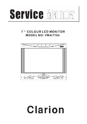 Service manual Clarion VMA7194 ― Manual-Shop.ru