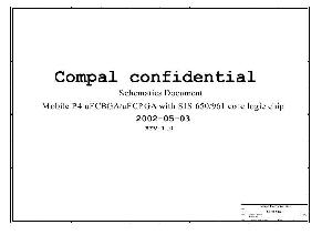 Схема COMPAL LA-1341 ― Manual-Shop.ru