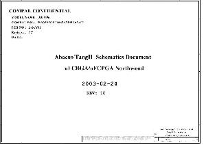 Schematic Compal LA-1452 ― Manual-Shop.ru