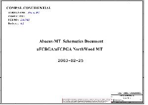 Schematic Compal LA-1682 ― Manual-Shop.ru